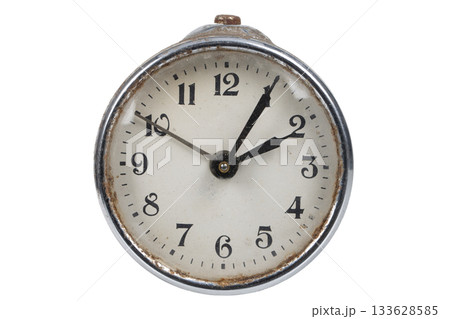 Vintage rusty alarm clock Vintage rusty alarm clock 133628585