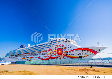 清水港に入港したノルウェーの豪華客船 ノルウェージャン・サン 清水港に入港したノルウェーの豪華客船 ノルウェージャン・サン 133630199