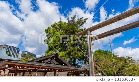 靖国神社　神札所　おみくじ　第三鳥居 133630337