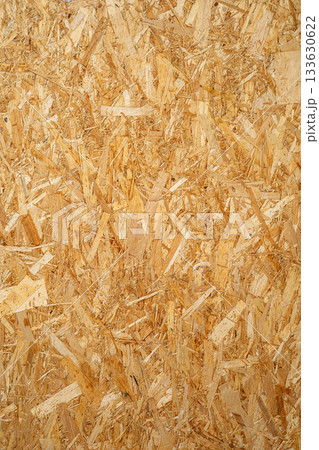 Close-up image of oriented strand board osb texture pattern for construction use 133630622