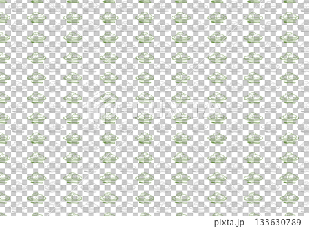 Stock Illustration: Zunda mochi seamless pattern 133630789