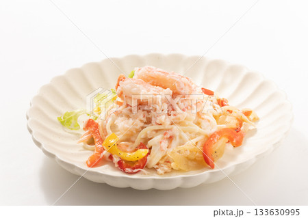 蟹パスタサラダ 133630995