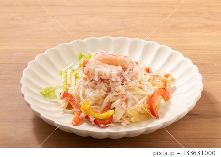 蟹パスタサラダ 蟹パスタサラダ 133631000