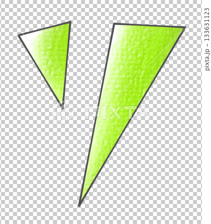 Triangular base design "So" analog style 133631123