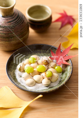 塩炒り銀杏 塩炒り銀杏 133631869
