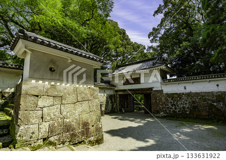 飫肥城　大手門　宮崎県日南市 133631922