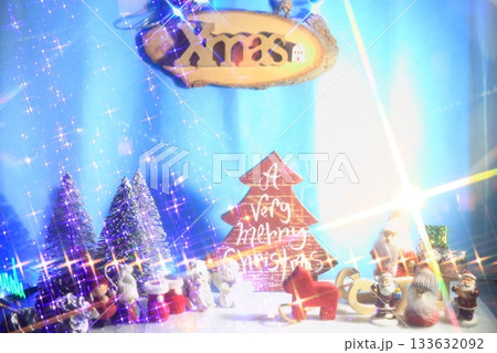 クリスマスツリーのある景色 クリスマスツリーのある景色 133632092