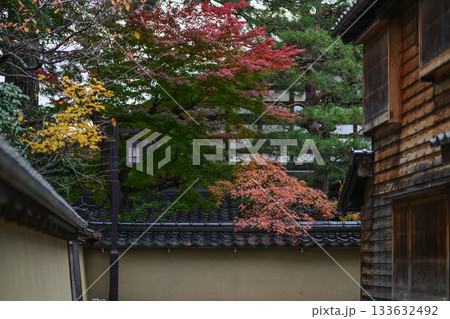 晩秋の金沢長町武家屋敷跡 133632492