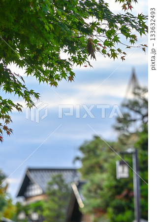 晩秋の金沢長町武家屋敷跡 133632493