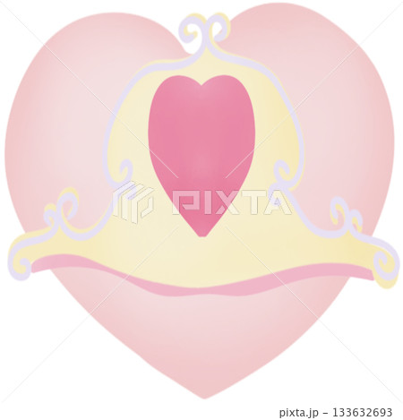 Pink heart cute pastel 133632693