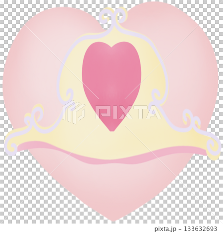 Pink heart cute pastel 133632693