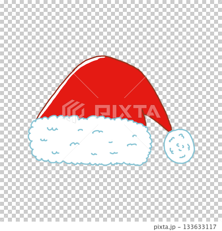 Cute Santa hat illustration Cute Santa hat illustration 133633117