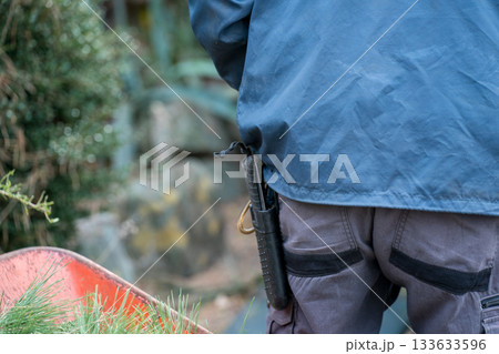 Japanese Gardener 133633596