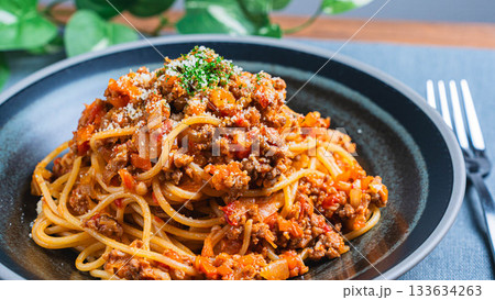 ミートソースパスタ 133634263
