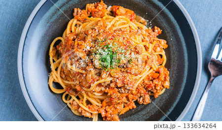 ミートソースパスタ 133634264