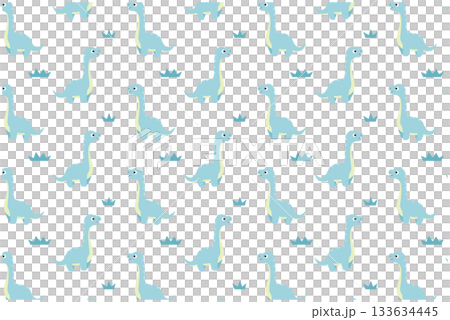 腕龍和草原圖案壁紙 133634445