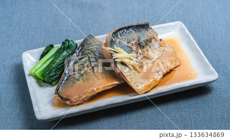 鯖の味噌煮 Mackerel simmered in miso 鯖の味噌煮 Mackerel simmered in miso 133634869