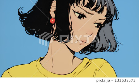 戸惑いの表情の若い女性：困惑した微妙な感情を浮かべた女性