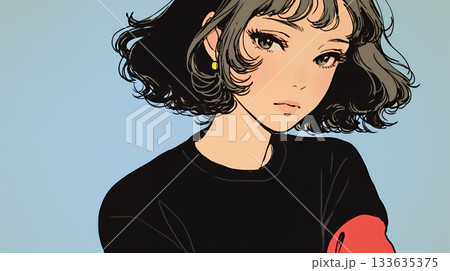 戸惑いの表情の若い女性：困惑した微妙な感情を浮かべた女性