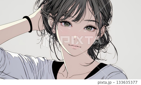 戸惑いの表情の若い女性：困惑した微妙な感情を浮かべた女性