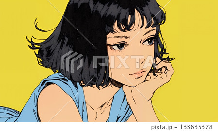 戸惑いの表情の若い女性：困惑した微妙な感情を浮かべた女性