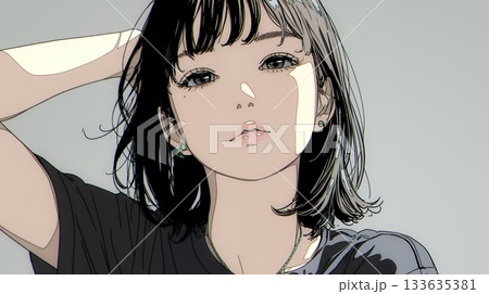 戸惑いの表情の若い女性：困惑した微妙な感情を浮かべた女性