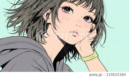 戸惑いの表情の若い女性：困惑した微妙な感情を浮かべた女性