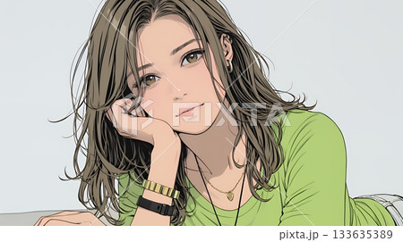 戸惑いの表情の若い女性：困惑した微妙な感情を浮かべた女性