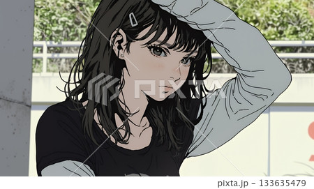 罪悪感に苛まれ、深く反省する若い女性