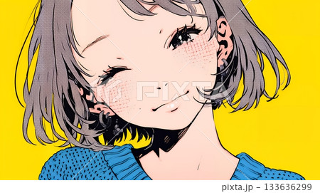 声をあげて大笑いする若い女性