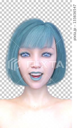 Close-up of a woman's face Close-up of a woman's face 133636547