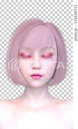 Close-up of a woman's face Close-up of a woman's face 133636551