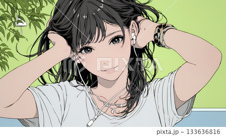 気恥ずかしそうに頭をかき、ごまかすような仕草を見せる若い女性