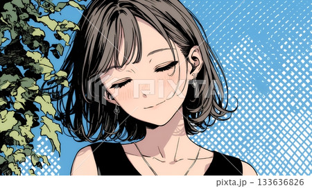 気恥ずかしそうに頭をかき、ごまかすような仕草を見せる若い女性