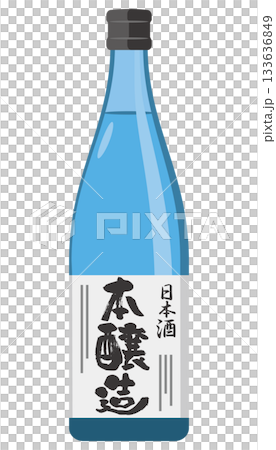 Image illustration of Japanese sake (honjozo) Image illustration of Japanese sake (honjozo) 133636849