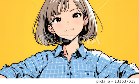 得意げな表情を浮かべている若い女性