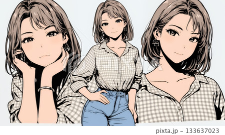 得意げな表情を浮かべている若い女性