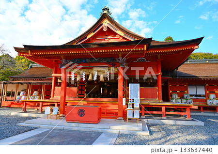富士山本宮浅間大社　拝殿・幣殿・透塀　富士宮市 133637440