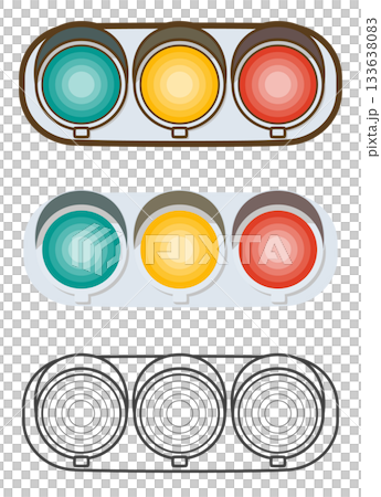 交通燈（全亮） 133638083