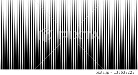 Vertical Line Gradient Halftone Background - Abstract Black and White Fade Pattern. 133638225