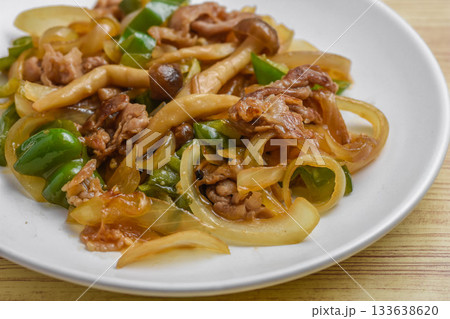 肉と野菜のオイスターソース炒め 133638620