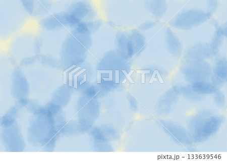 イラスト素材:淡い黄色に水色の丸柄(横) イラスト素材:淡い黄色に水色の丸柄(横) 133639546