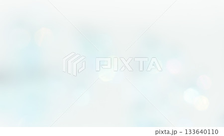 ふんわりキラキラ背景　ぼかしグラデーション　水色ブルー 133640110
