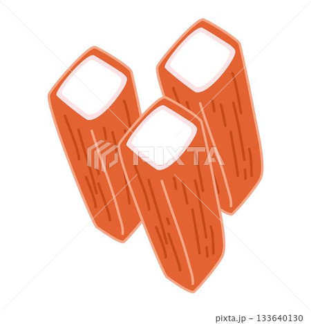 Japanese sticks surimi - imitation crab meat Japanese sticks surimi - imitation crab meat 133640130