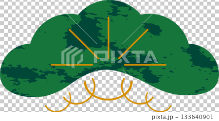 A gorgeous Japanese pattern of pine, bamboo, and plum for New Year's cards and New Year's designs 133640901