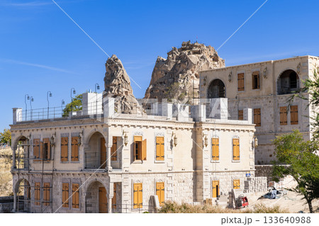トルコカッパドキアの建設中のホテル 133640988