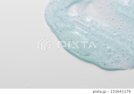 Cleanser gel with hyaluronic acid and seaweed. Copy space Cleanser gel with hyaluronic acid and seaweed. Copy space 133641179