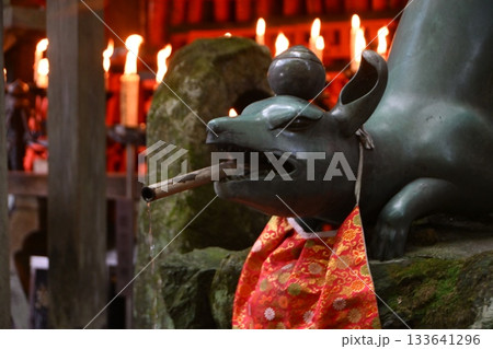 お稲荷様の手水 お稲荷様の手水 133641296