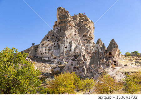 カッパドキアのウチヒサール城 133641732