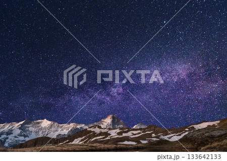 snow covered mountain snowy mountain landscape snow covered mountain snowy mountain landscape 133642133